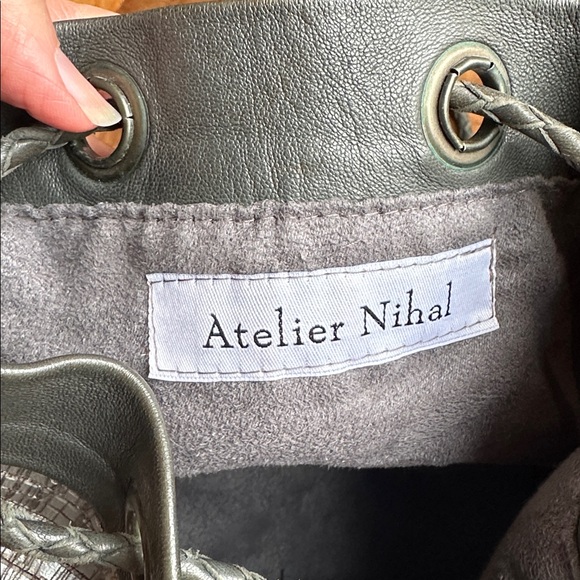 Shoulder bag, leather, NWOT, handmade in Morocco. - Picture 3 of 8